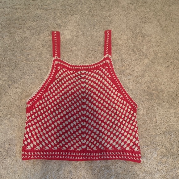 CROCHET KNIT TANK TOP - Picture 2 of 3
